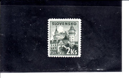 SLOVACCHIA  1941 - Yvert  57°  - Castelli -.- - Oblitérés