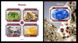 St.Tome&Principe 2021 Minerals. (301) OFFICIAL ISSUE - Minéraux