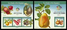 Djibouti 2021 Fruits And Vegetables. (303) OFFICIAL ISSUE - Vegetables