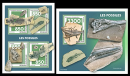 Central Africa  2021 Fossils. (502) OFFICIAL ISSUE - Fossili