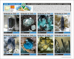 Chad  2021 Mineral Deposits. (401) OFFICIAL ISSUE - Minéraux