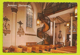 SANTA FE Stairway OUR LADY OF LIGHT CHAPEL New MEXICO Postée De FLAGSTAFF En 1974 VOIR Timbres - Santa Fe