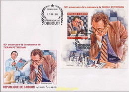 623109 MNH DJIBOUTI 2019 90 ANIVERSARIO DEL NACIMIENTO DE TIGRAN PETROSIAN - Djibouti (1977-...)