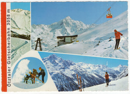 Sölden - Ötztaler Gletscherbahn 3058 M - Mittelstation - Tirol - (Österreich/Austria) - 1975 - Ski - Sölden