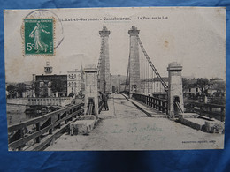 CPA  Castelmoron Le Pont Sur Le Lot  Circulée 1907  Ed. Perret N°224 - L630 - Castelmoron