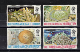 OCEAN INDIEN BRITANNIQUE - Timbres Neufs ** De 1972 ( Ref 2010 ) Aimaux  Marins - Coraux - British Indian Ocean Territory (BIOT)