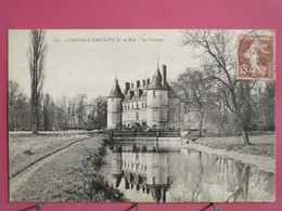 77 - Fontenay Trésigny - Le Château - Timbre Taxe - R/verso - Fontenay Tresigny