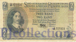 SOUTH AFRICA 2 RAND 1961 PICK 105a VF - Afrique Du Sud