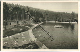 Isny - Waldschwimmbad - Foto-Ansichtskarte - Verlag Gebr. Metz Tübingen - Isny