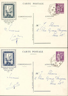 Exposition Philatélique Internationale PEXIP Paris 1937 CAD Hexagonal 26 6 37 Paris EXPon PHIL INTale A Entiers TSC - Cartes Postales Types Et TSC (avant 1995)