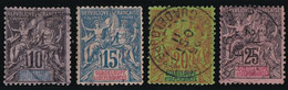 Guadeloupe N°31/34 - Oblitéré - TB - Used Stamps