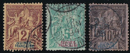 Guinée N°2 & 4/5 - Oblitéré - TB - Used Stamps