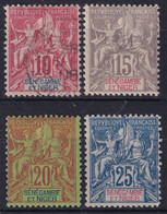 SÉNÉGAMBIE ET NIGER 1903 - MLH/canceled - YT 5, 6, 7, 8 - Nuevos