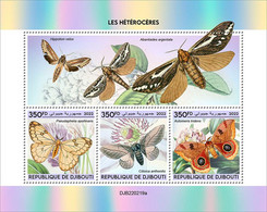 Djibouti 2022 Butterflies S202210 - Djibouti (1977-...)