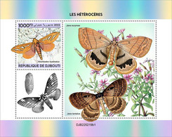 Djibouti 2022 Butterflies S202210 - Djibouti (1977-...)