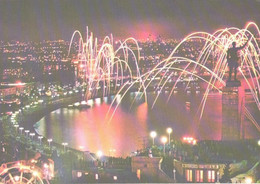 Azerbaijan:Baku, Fireworks, 1978 - Azerbaigian