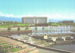 Kazakhstan:Alma-Ata, Building Of The Central Committee Of The Communist Party Of Kazakhstan, 1987 - Kasachstan