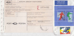 Finland - 044/1992 Letter Registred+priority From Helsinki To Sofia(Bulgaria) - Brieven En Documenten