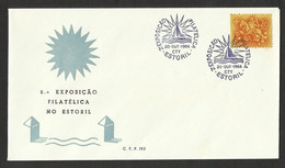Portugal Cachet Commémoratif  Expo Philatelique Estoril Cascais 1964 Event Postmark Stamp Expo - Postal Logo & Postmarks