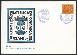 Portugal Cachet Commémoratif  Expo Philatelique Arganil 1964 Event Postmark Stamp Expo - Flammes & Oblitérations