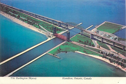 Delcampe - Postcard Canada > Ontario > Hamilton The Burlington Skyway Aerial - Hamilton