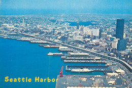 Postcard United States > WA - Washington > Seattle Aerial 1968 - Seattle