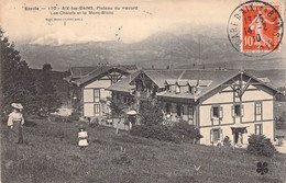 CPA France - 73 - AIX LES BAINS - Plateau Du Revard - Les Chalets Et Le Mont Blanc - Aix Les Bains