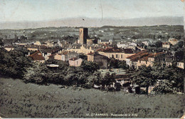 CPA FRANCE - 83 - SAINT RAPHAEL - Panorama De La Ville - Chocolat De La Havane - Aqua Photo - Colorisée - Saint-Raphaël