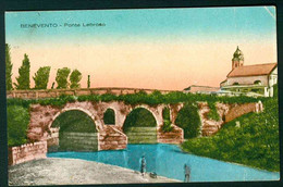 CLH 049 - BENEVENTO PONTE LEBROSO ANIMATA 1923 EDITORE JEVOLELLA STORIA POSTALE - Benevento