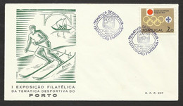 Portugal Cachet Commémoratif  Expo Philatelique Porto 1965 Event Postmark Stamp Expo - Flammes & Oblitérations