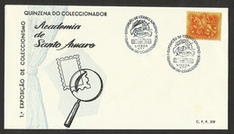 Portugal Cachet Commémoratif  Expo Toutes Collections Academia De Santo Amaro 1965 Event Postmark Collectors Expo - Postal Logo & Postmarks