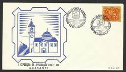 Portugal Cachet Commémoratif  Expo Philatelique Amarante 1965 Event Postmark Philatelic Expo - Flammes & Oblitérations