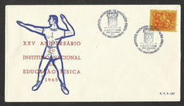 Portugal Cachet Commémoratif Université Education Physique  Cruz Quebrada 1965 Event Pmk Physical Education College - Maschinenstempel (Werbestempel)