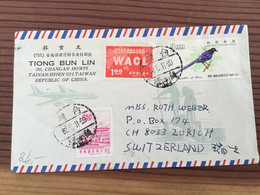 Taiwan In Die Schweiz 1962 - Lettres & Documents