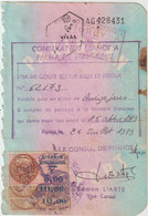 5998 Passeport PAKISTAN - Consulat De Franc Palma De Majorque Timbre Fiscal Affaires étrangères Police Nationale ORLY - Documents Historiques