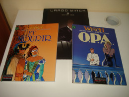 C40 / Lot De 4 BDs 6 Titres ( 2 Doubles Albums ) " Largo Winch " - Etat Neuf - Largo Winch