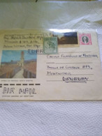 Cuba.pstat Cover 1982 Famous Trinidad Church Tower To Uruguay.cover From Trinidad To Arge.reg Post E7 Conmems.1 /2 Cover - Lettres & Documents