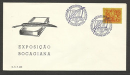 Portugal Cachet Commémoratif  Expo Ecrivain Bocage 1965 Event Pmk Bocage Writer Expo - Flammes & Oblitérations