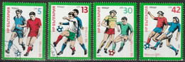 Bulgarien 1985 Mi-Nr.3385 - 3388 O Gestempelt Fußball Weltmeisterschaft 1986 Mexiko ( C256 ) - Gebraucht