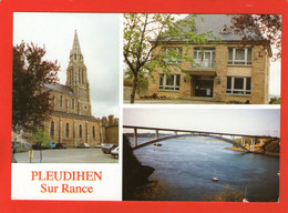 PLEUDIHEN Sur RANCE  - La Mairie - L'Eglise - Vue Sur Le Pont Chateaubriant - - Autres & Non Classés