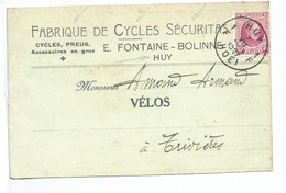 Huy Fabrique De Cycles Securitas E. Fontaine Bolide 1927 - Huy