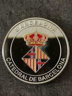 MEDAILLE TOURISTIQUE CATHEDRAL DE BARCELONA CATHEDRALE DE BARCELONE / MEDAL - Other & Unclassified