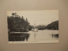 THE PIER, LOCH KATRINE Large White Boat Coming Forward -  The Trossachs  / R. Tuck (9437) - Stirlingshire