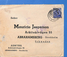 Allemagne Bizone 1948 Lettre Aux Sweden (G12841) - Altri & Non Classificati