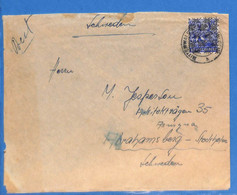 Allemagne Bizone 1948 Lettre De Mittenwald Aux Sweden (G12842) - Autres & Non Classés