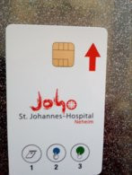 ALLEMAGNE CARTE A PUCE CHIP CARD CARTE HOPITAL ST JOHANNES HOSPITAL NEHEIM NEUVE MINT - Exhibition Cards
