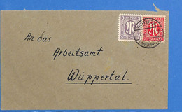 Allemagne Bizone 1946 Lettre De Wuppertal (G12852) - Autres & Non Classés