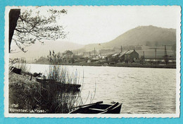 * Hermeton - Hastière (Namur - La Wallonie) * (Real NL Bromide Photo) La Meuse, De Maas, Canal, Quai, Bateau, Old - Hastière