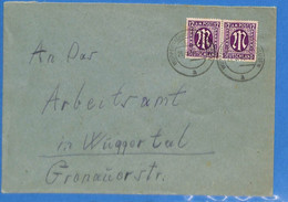 Allemagne Bizone 1946 Lettre De Wuppertal (G12858) - Andere & Zonder Classificatie