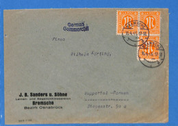 Allemagne Bizone 1946 Lettre De Bramsche (G12859) - Altri & Non Classificati